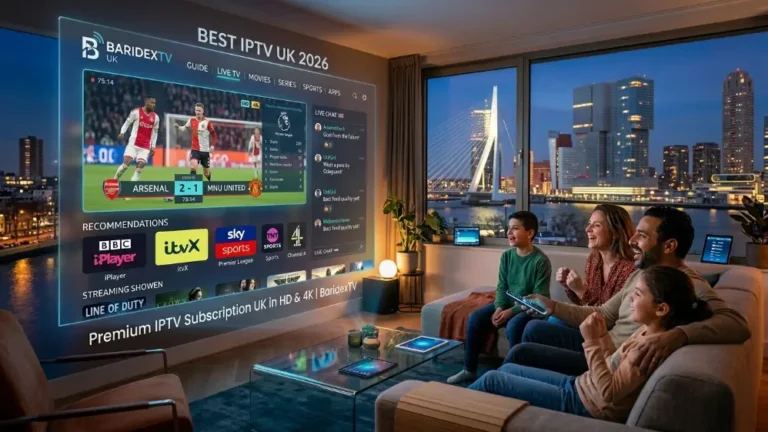 Best IPTV UK 2026 – Premium IPTV Subscription UK in HD & 4K | BaridexTV 3 IPTV UK
